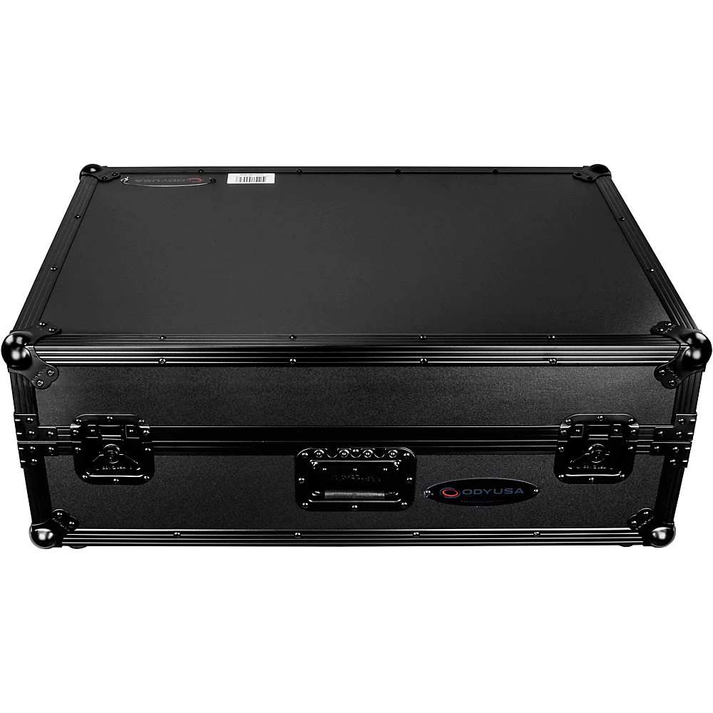 Odyssey Denon Prime 4 Black Flight Case With Glide Platform Black