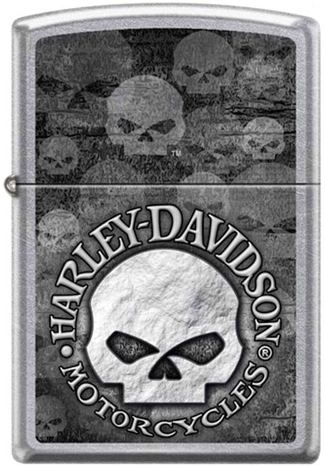 Zippo Lighter Harley-Davidson Skull Street Chrome 29503