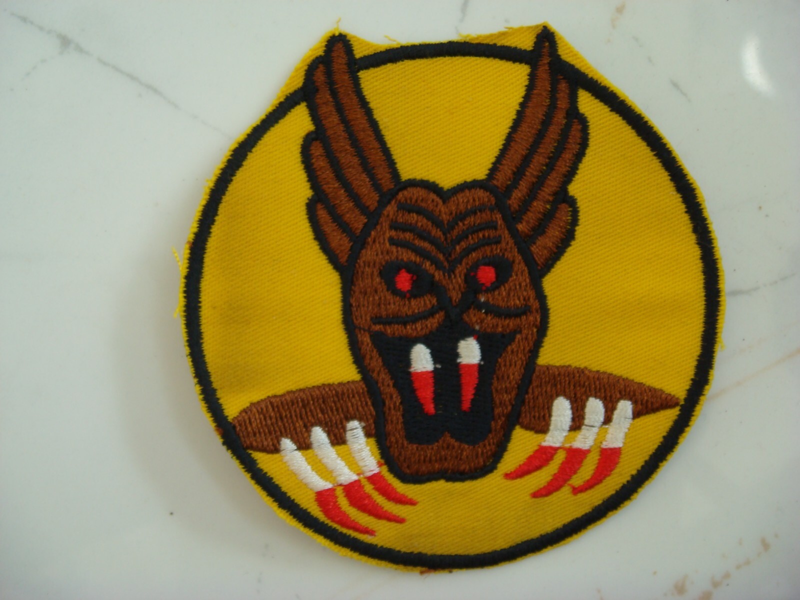 USAF 7th FIGHTER SQ SCREAMING DEMONS , VIETNAM WAR PATCH
