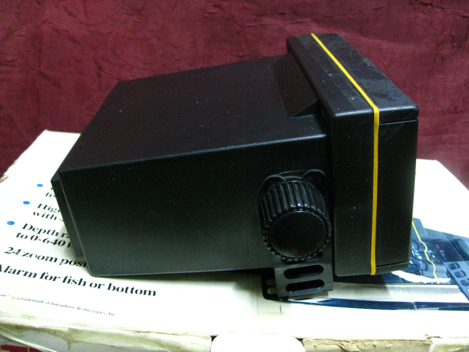 vintage Interphase Sportsman Mini Video Fish depth Finder Tested
