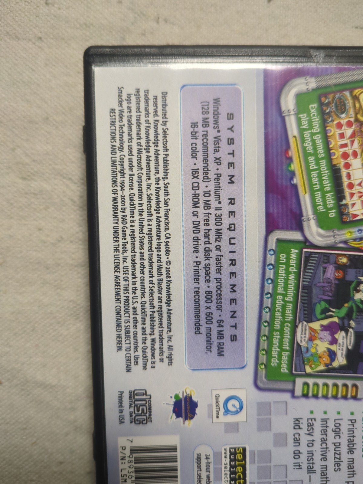 math blaster Ages 7-9. New-sealed