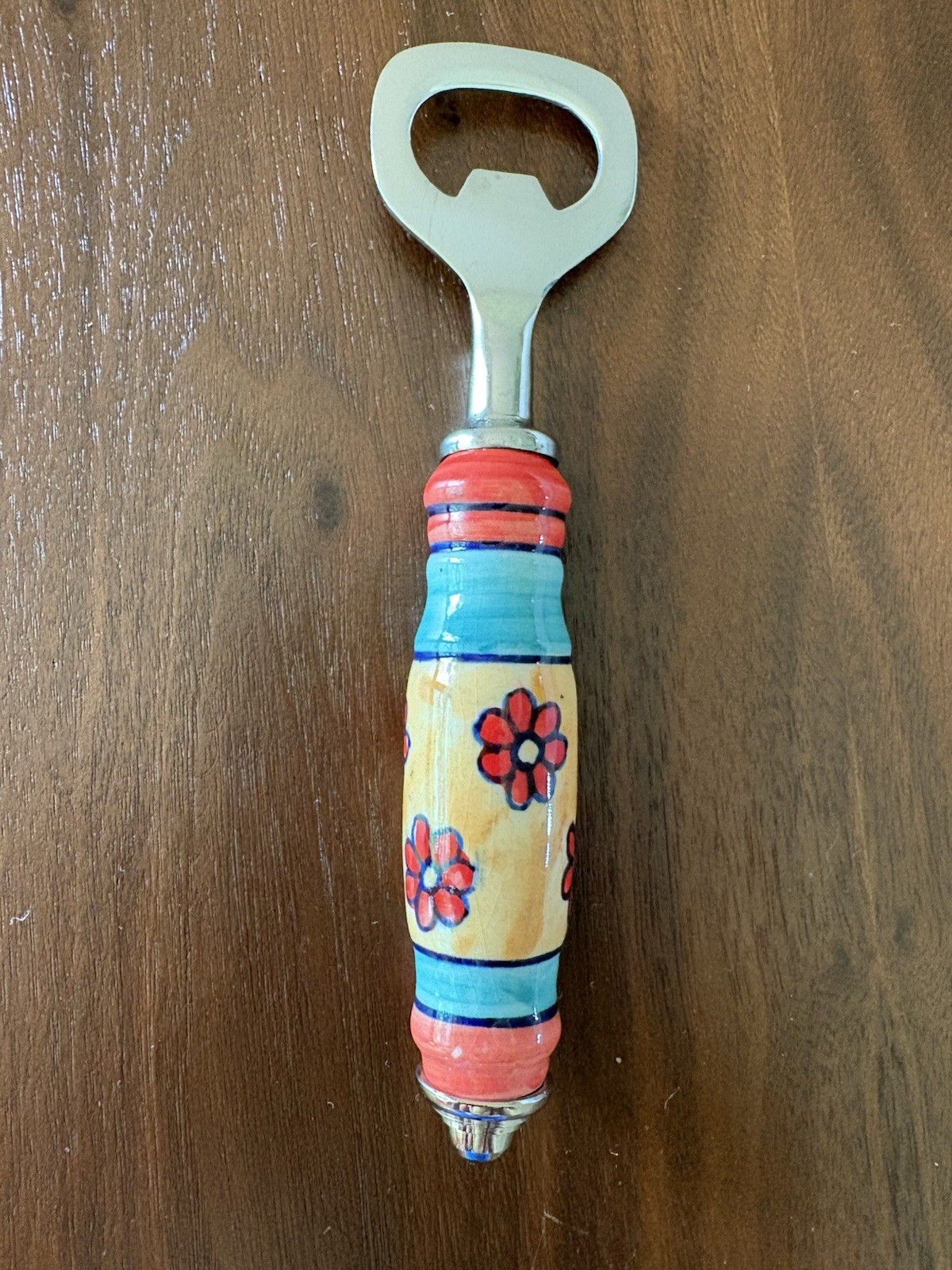 Polish pottery bottle opener