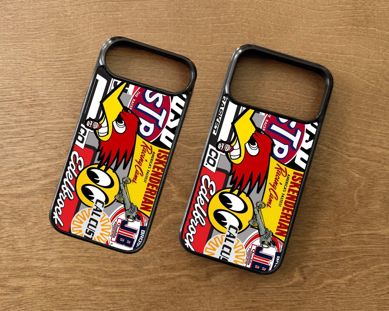 Speed Shop Aftermarket Stickers iPhone 2D Rubber Case