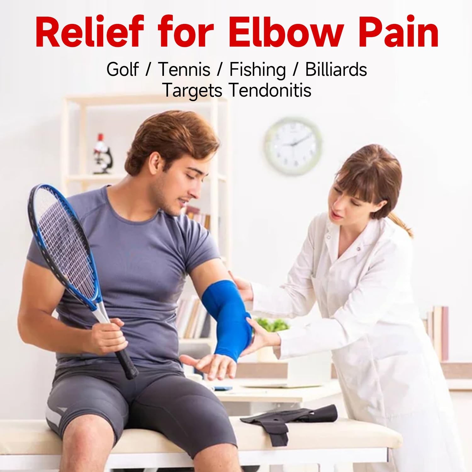 Hand Exerciser Bars for Therapy - Relieve Tendonitis, Improve Grip Strength