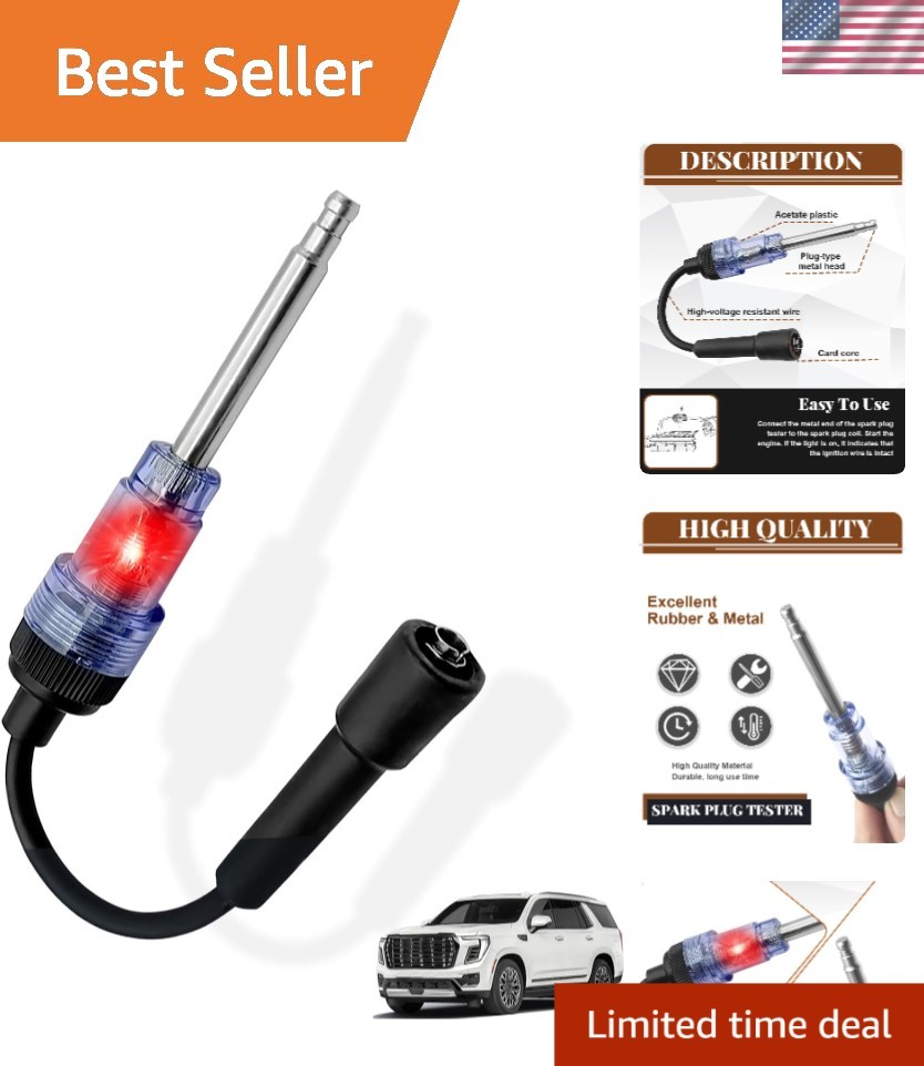 Professional Engine Ignition Tester - Rapid Visual Diagnosis for All Engines
