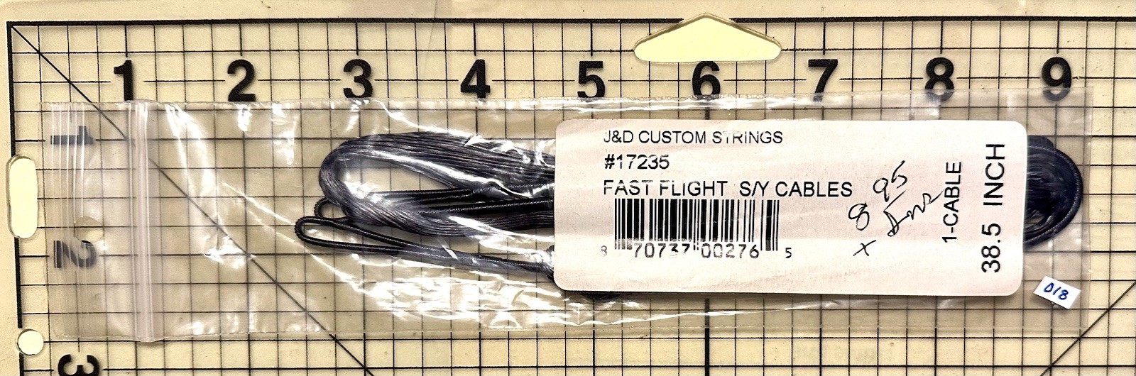 J & D Custom Strings #17235 Fast Flight S/Y Cables 38.5” Inch 1-cable (018)