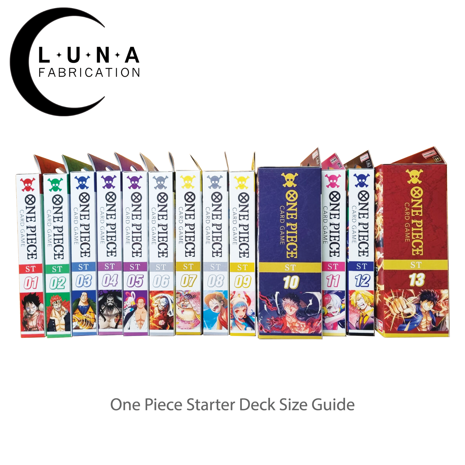 Press Fit Acrylic Display Case for One Piece ST-10 & ST-13