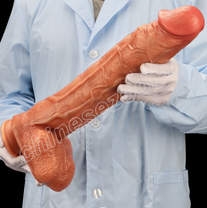 17 Inch Silicone Realistic Huge Dildo Suction Cup Peni Women Sex Toys Thick Dong