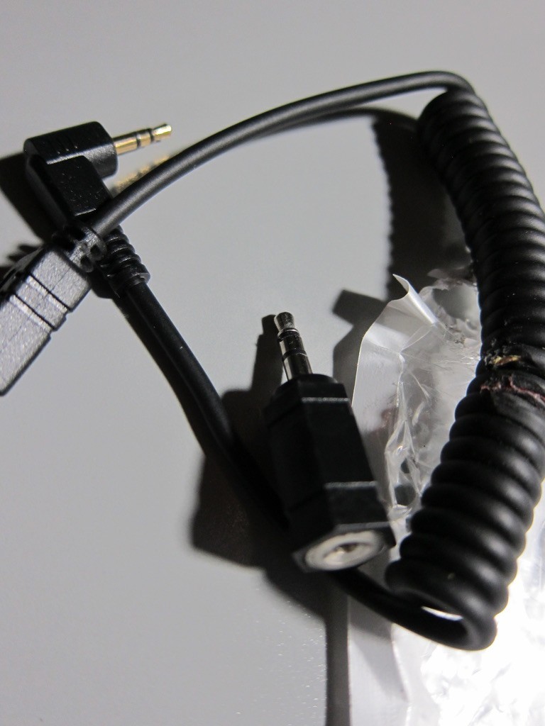 2.5mm 3.5mm Shutter Release Cable for Nikon DSLR camera