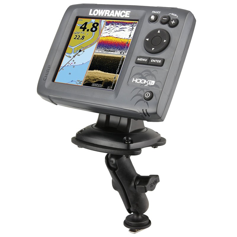 RAP-B-107B-354-TRA1U  RAM Track Ball Composite Fishfinder Mount for...