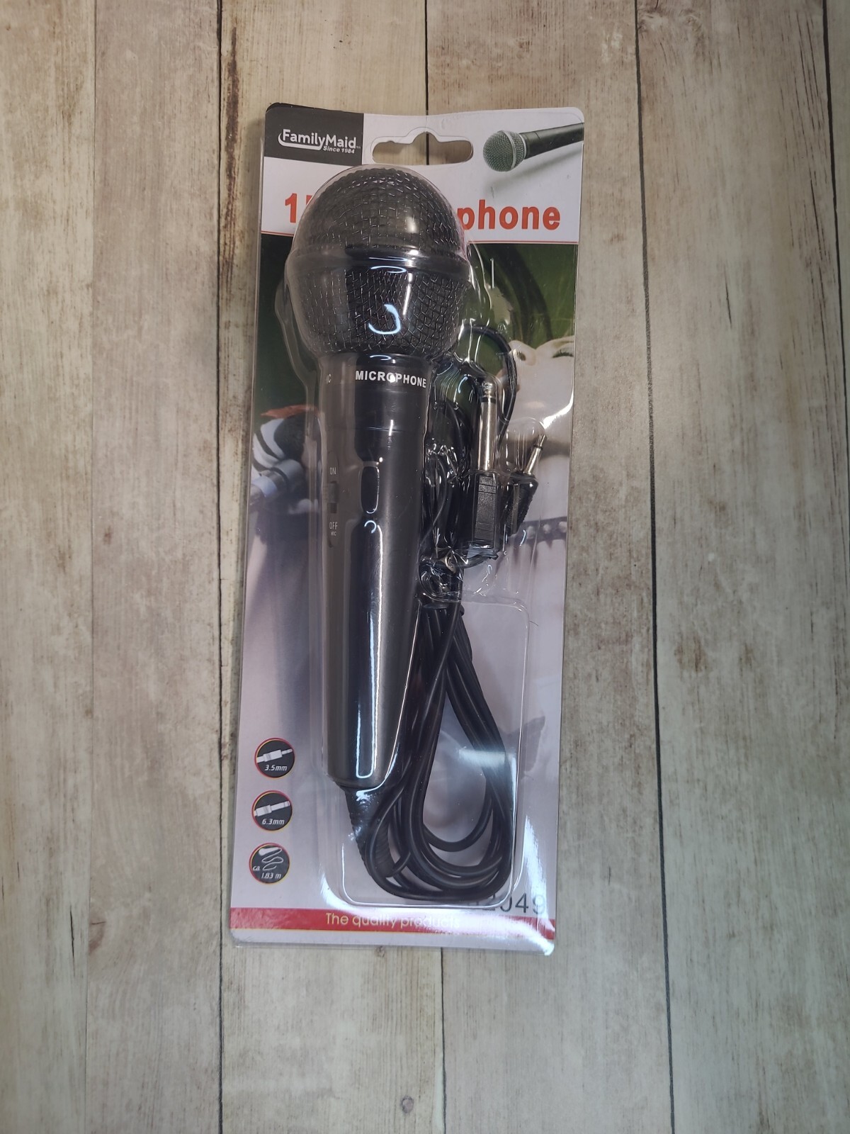 Dynamic Microphone MIC w/ Adapter Karaoke Systems & Computers 3.5mm & 6.3mm