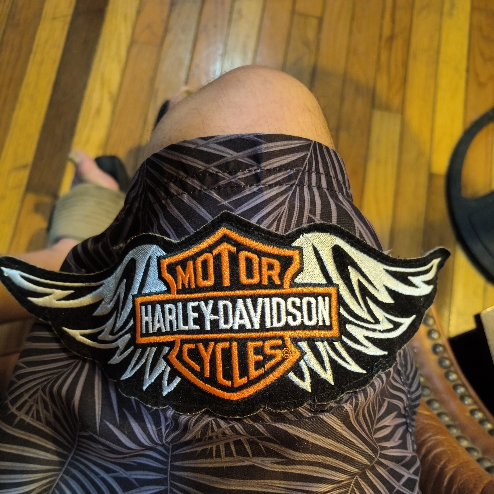 Harley "Wings" patch vintage HD motorcycle collectible old biker vest hat emblem