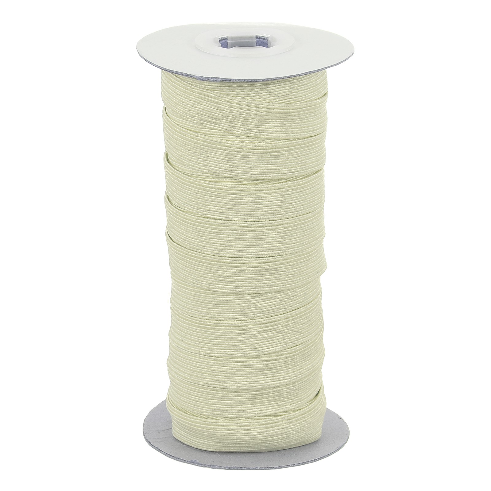 Elastic Bands 1/2 Inch x 20 Yards Stretch Flat Elastic Cord, Beige