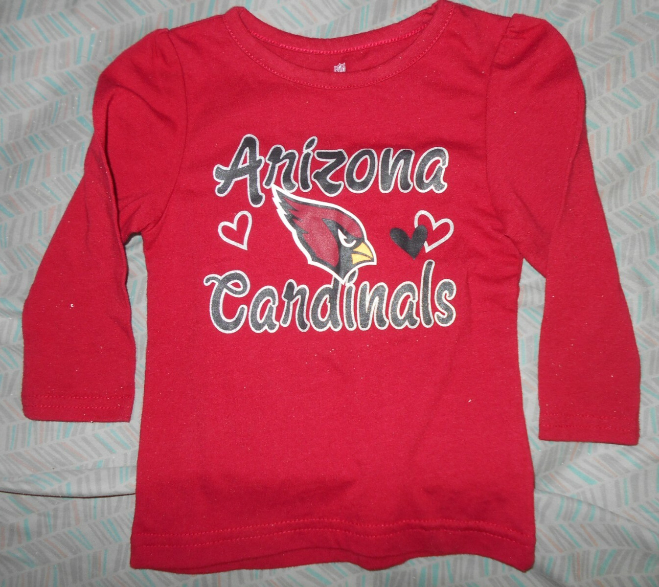 Arizona Cardinals Girls 12 M Longsleeve Shirt
