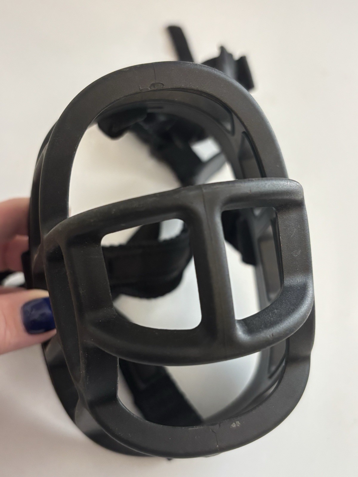 Baskerville Ultra Basket Dog Muzzle Size 5 Black Plastic w/ Nylon Straps