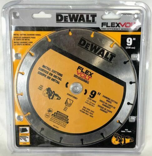 DEWALT DWAFV8901 FLEXVOLT 9 in. Metal Cutting Diamond Wheel Saw Blade New