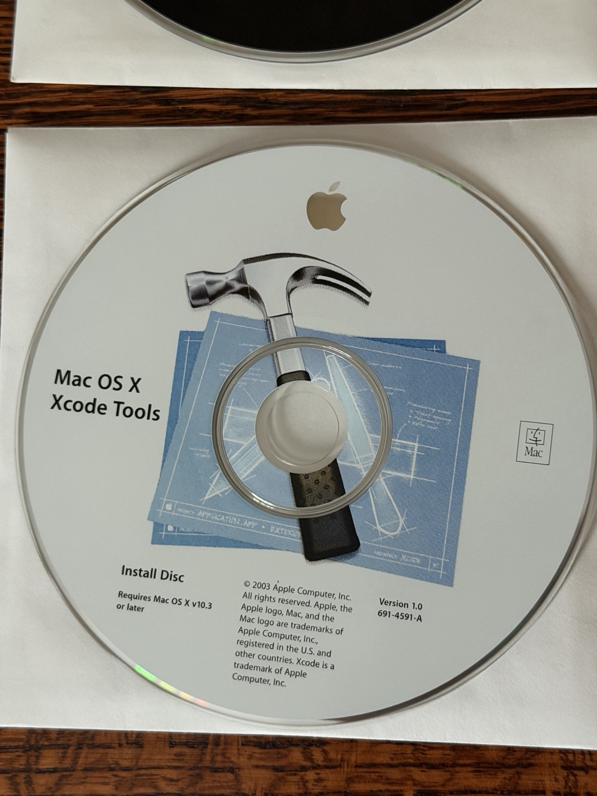 Apple Mac OS X Panther 10.3 Retail Box w/ 3 CDs Xcode Developer Tools iLife ’04