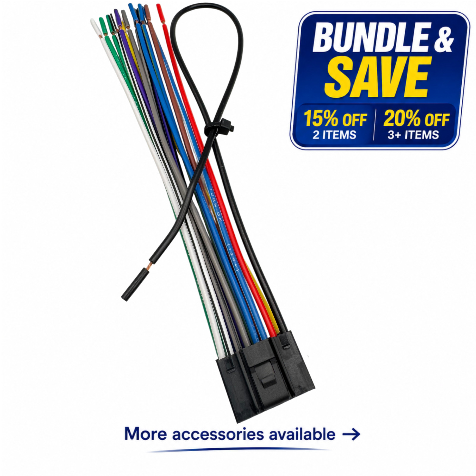 WIRE HARNESS FOR KENWOOD DDX-23BT DDX23BT Car Receiver