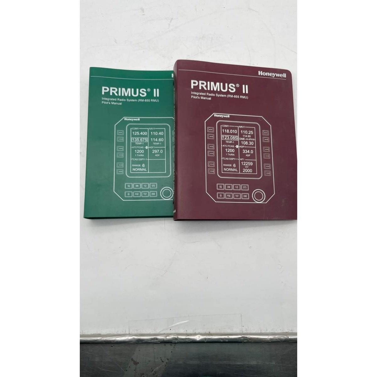 Primus II Integrated Radio System RM 850/855 RMU Pilots Manual Lot of 2