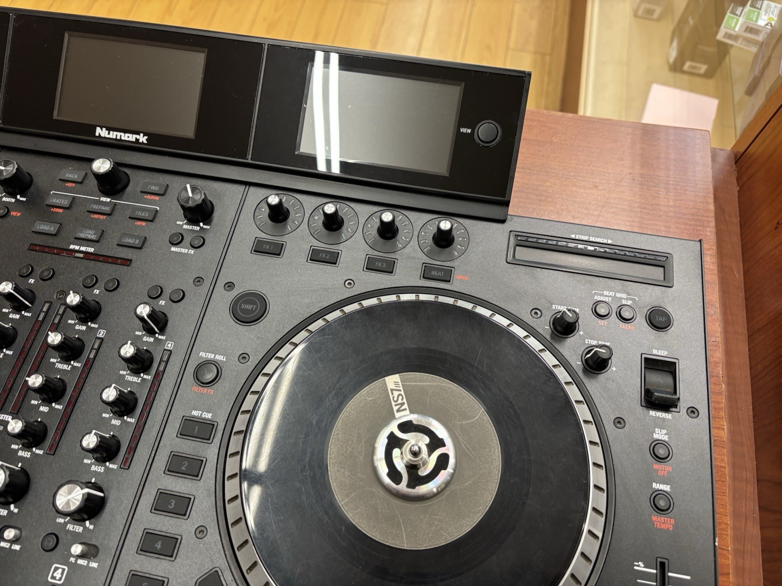 Numark NS7III Serato 4-Channel Motorized DJ Controller and Mixer with Display