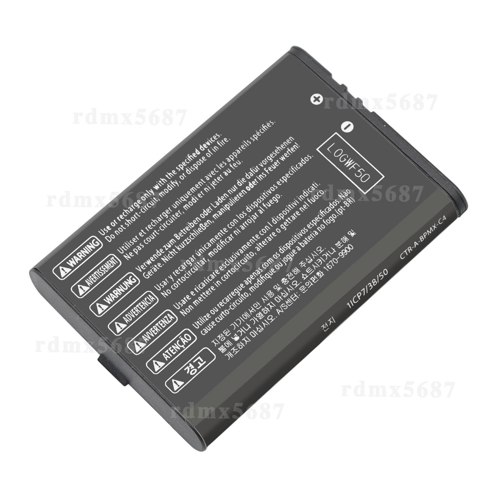 CTR-003/CTR-001/GENCA-028/3DS Battery For Nintendo Switch Pro Controller HAC-013