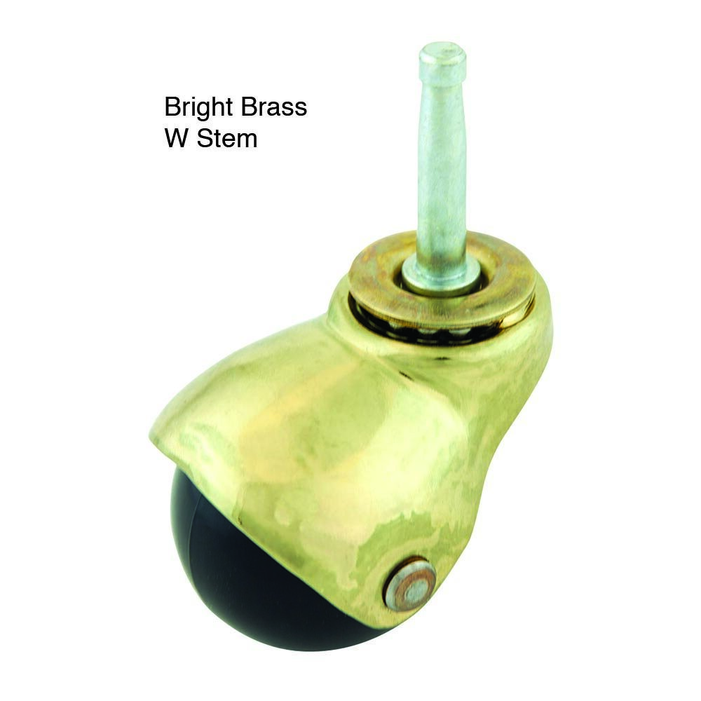 Superball Multi-Surface Casters, 5/16" Dia. x 1-1/2" Long Stem, 75 lbs./Caster