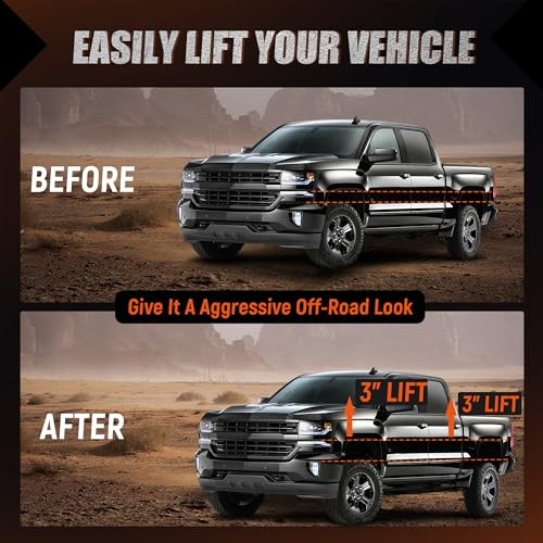 3" Front + 3" Rear Full Leveling Lift kit for 2007-2024 Silverado 1500 Sierra