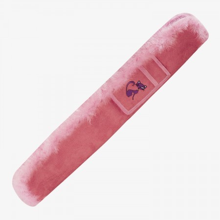 Players Y-G02 Girls Youth Pool Cue Stick Case Kitten Cat - Pink Suede & Fur