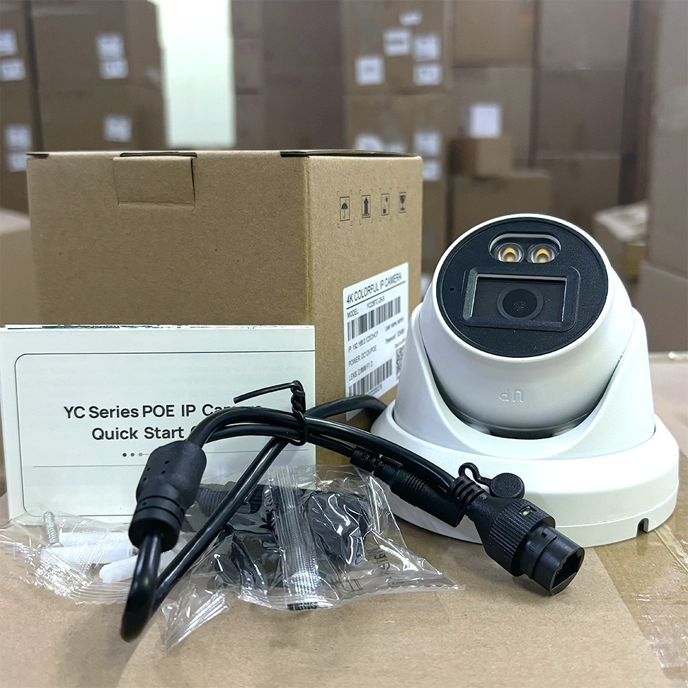 NEW VIKYLIN Full Color Turret POE 8MP 4K IP Camera Onvif Security Factory Direct