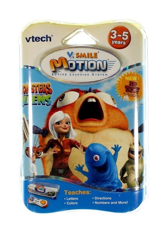 VSmile Motion Monsters VS Aliens vtech game - new in package