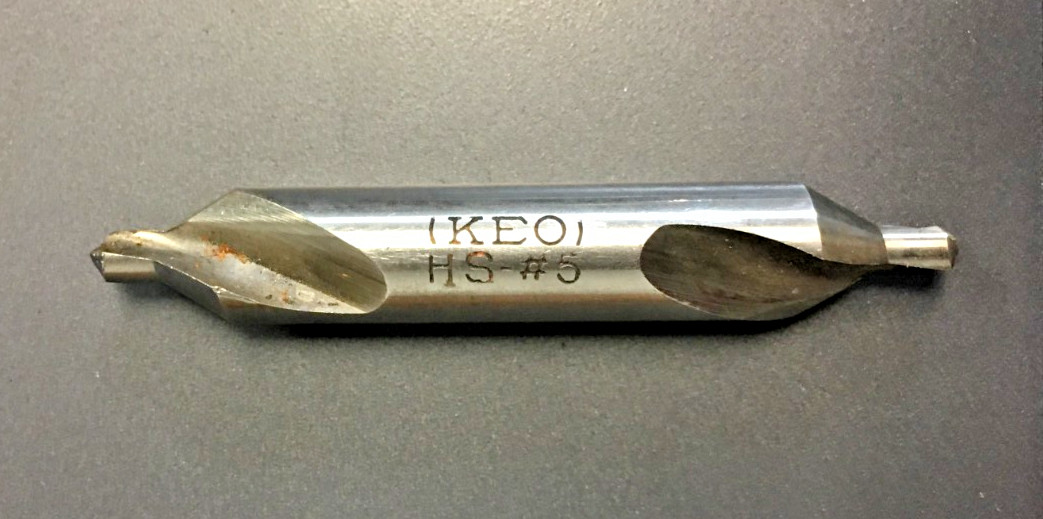 (KEO) Double End Combined Drill Bit, HS - #5, 2.5" LONG, 7/16" DRIVE