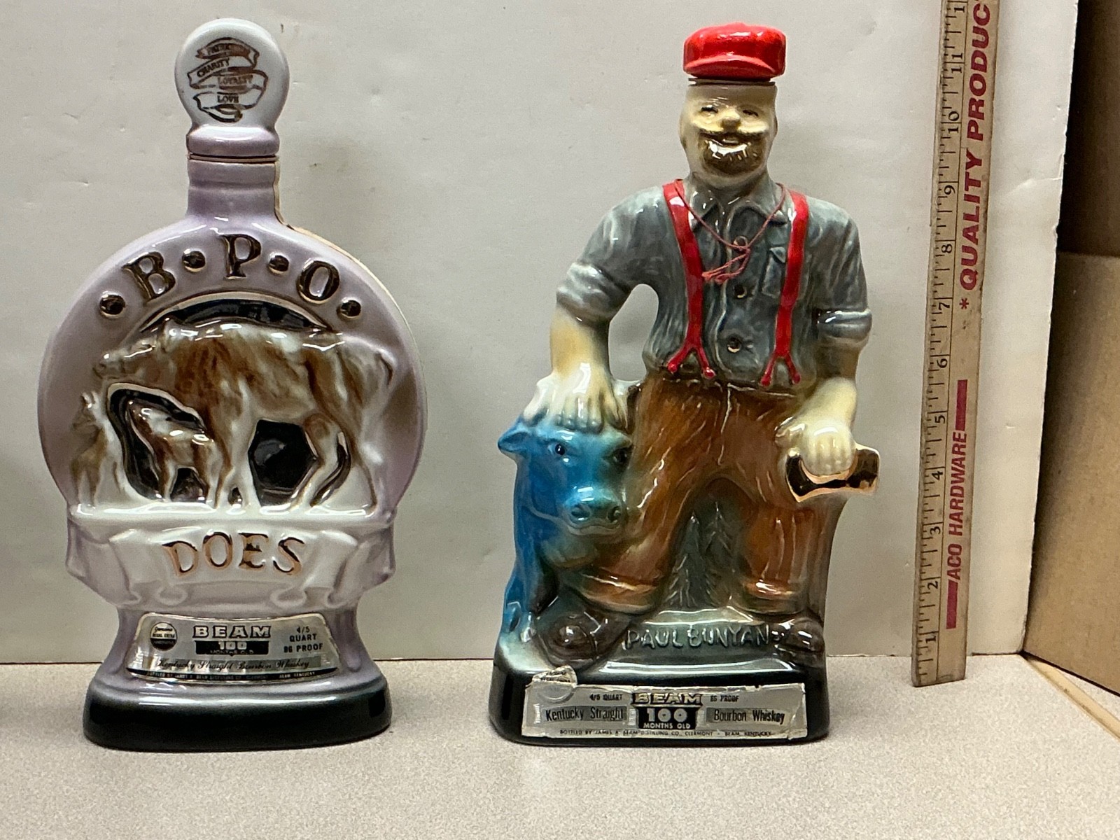THREE - Vintage Jim Beam Decanters - Empty