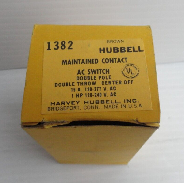 Hubbell 1382 AC Switch