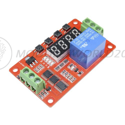 DC 5V/12V/24V PLC Digital Cycle Timer Relay Module Auto Delay Multifunction