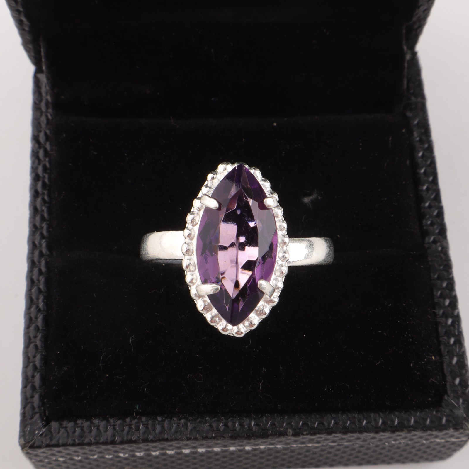 Amethyst Gemstone 925 Sterling Silver Ring Handmade Jewelry Ring For Gift