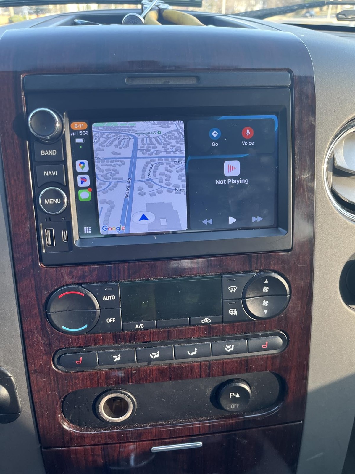 For 2004-2008 Ford F-150 F150 Apple Carplay Car Radio Android 12 Navi GPS Player