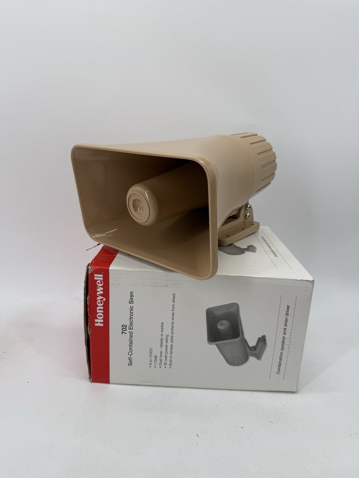 Honeywell Ademco 702, Self-Contained Electric Security Siren, 6-12VDC