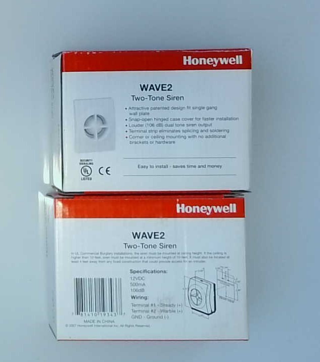 Honeywell WAVE2 Two-Tone Siren (Lot of 2)