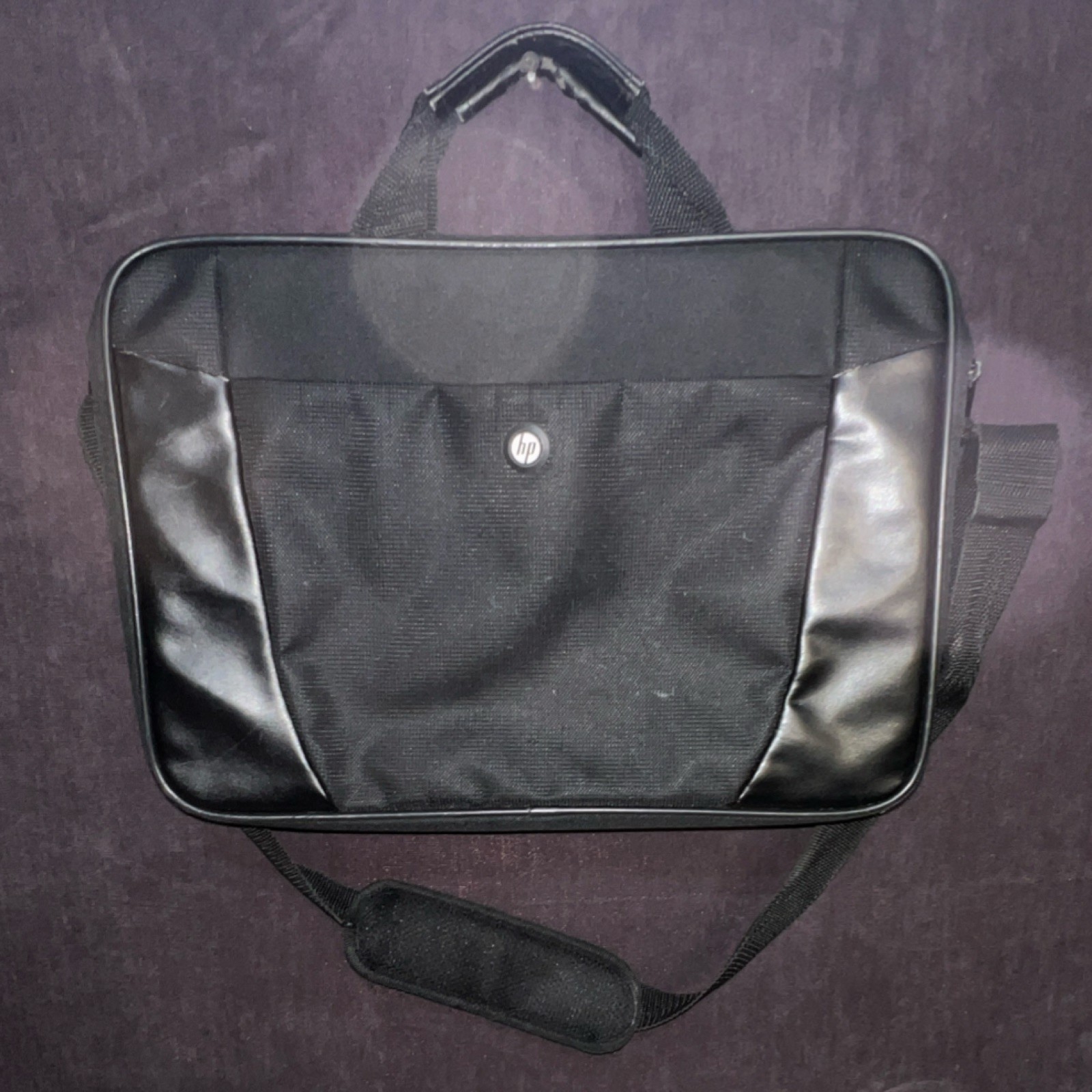 HP Black Nylon Shoulder Laptop Bag for 15" Laptop with Padded Compartment