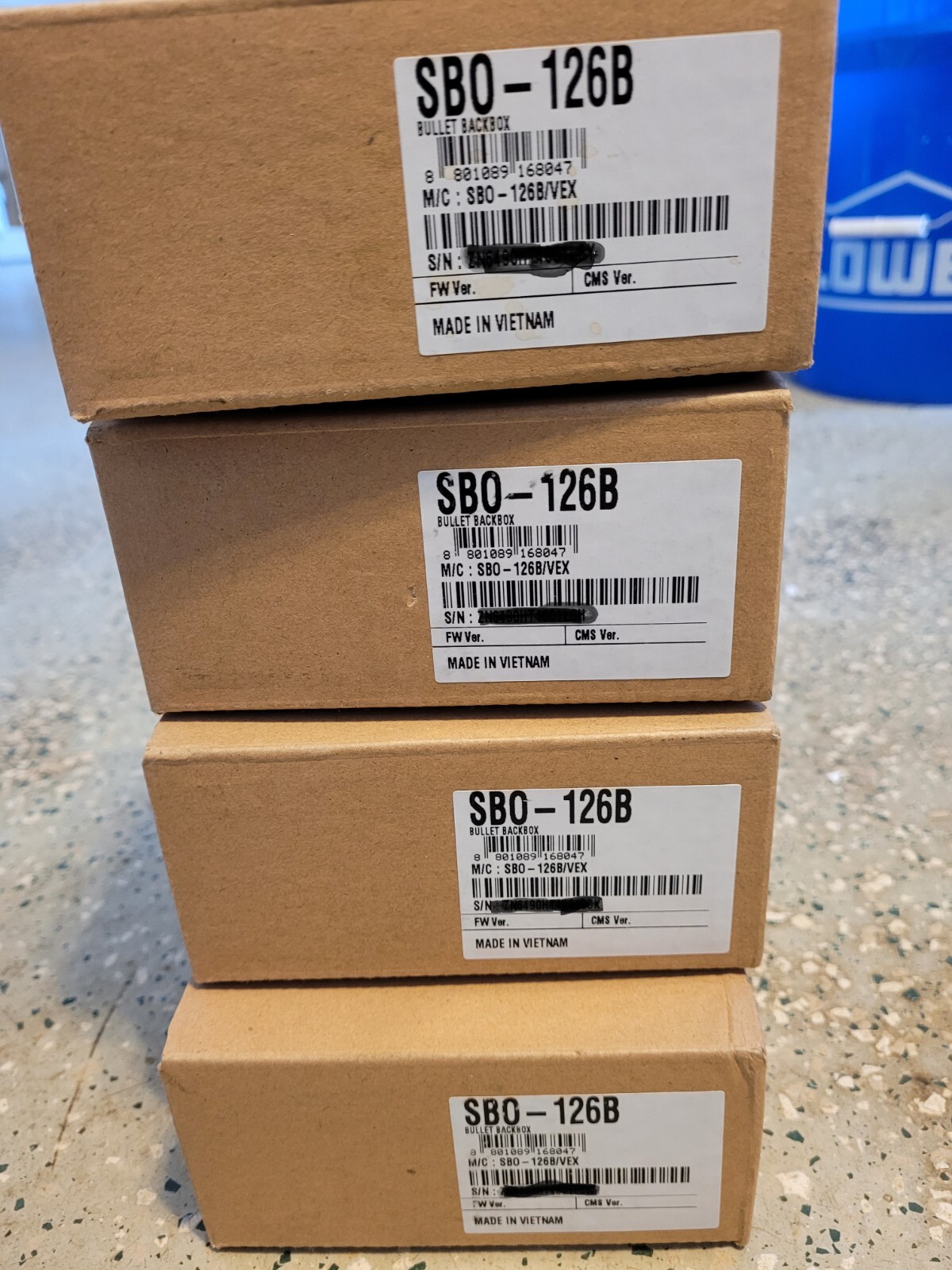 Hanwha Techwin SBO-126B  Backbox for Bullet Cameras