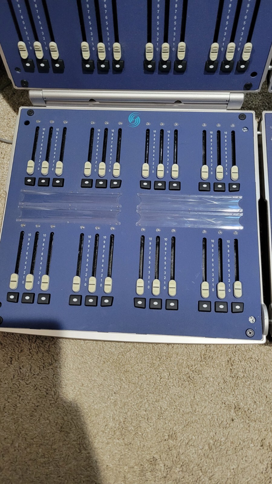 Philips Strand 300 Series Lighting Console Command Module with 2 Faders Untested