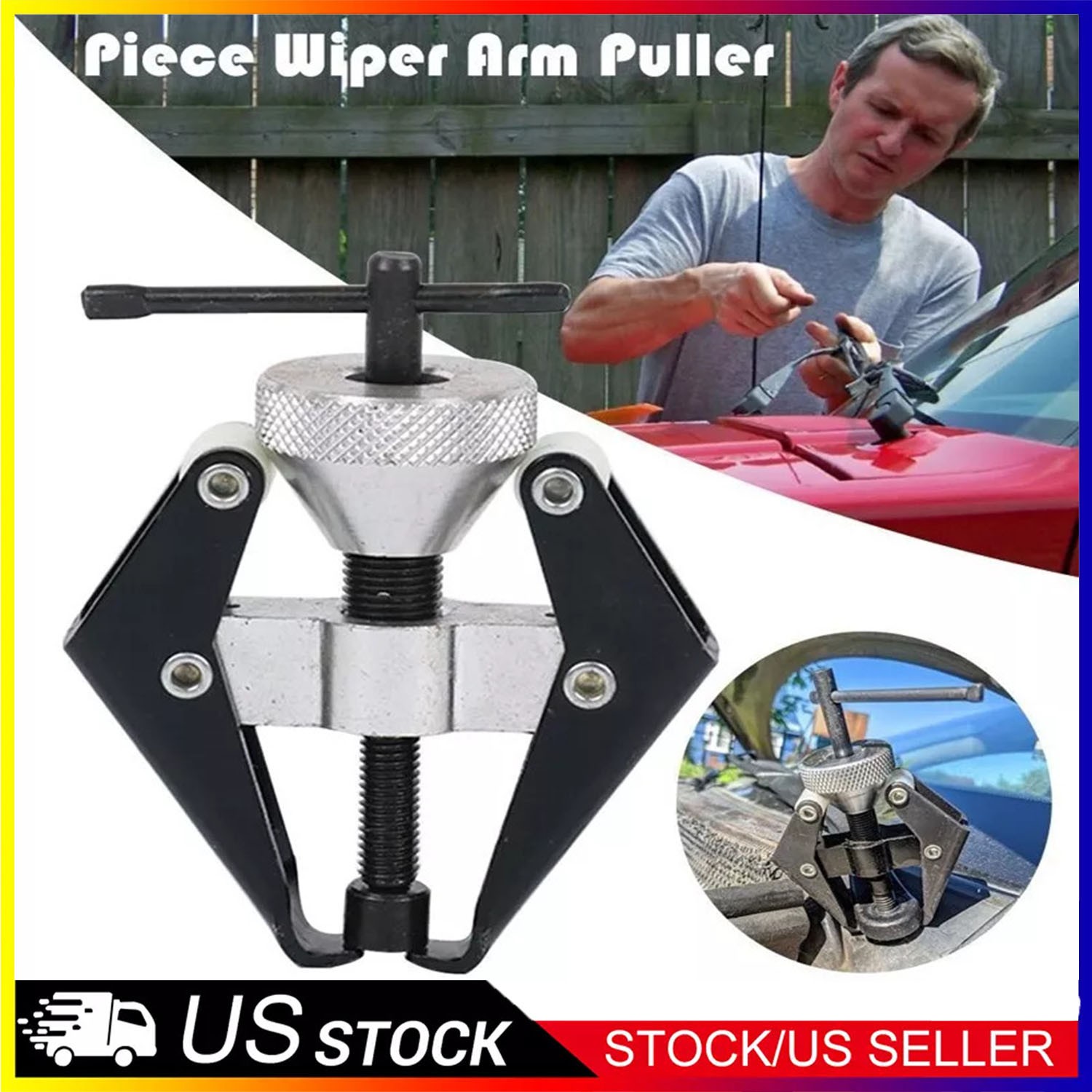 Adjustable Windshield Wiper Arm Battery Terminal Puller Remover Special Tool