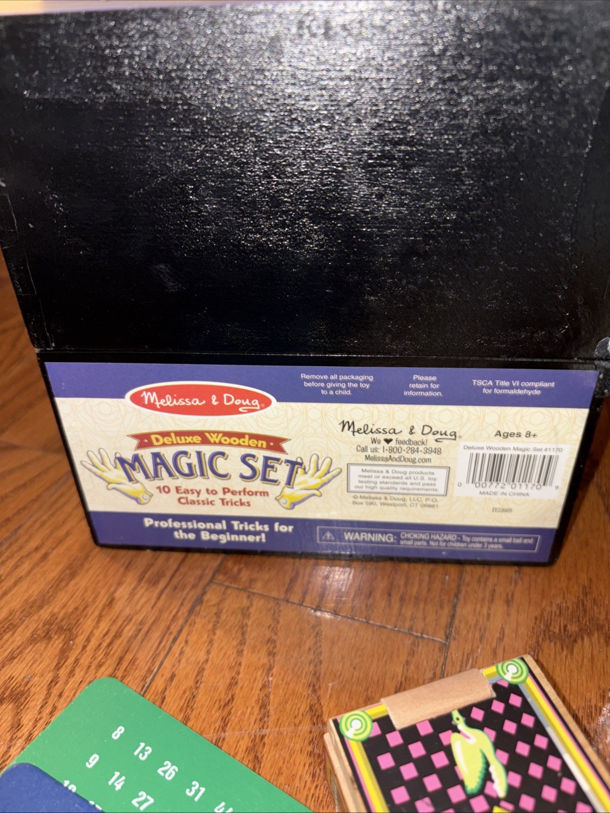 Melissa & Doug Deluxe Magic Trick Set - Replacement Parts Lot- Not Complete