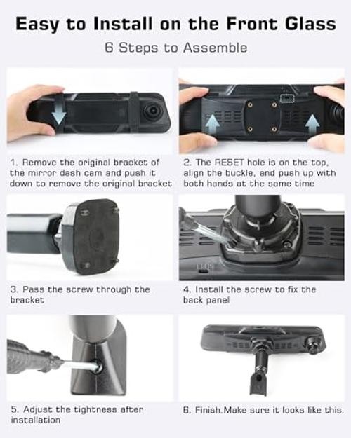 OEM Bracket Only for T30 Mirror Dash cam Rear View Mirror Camera Mount