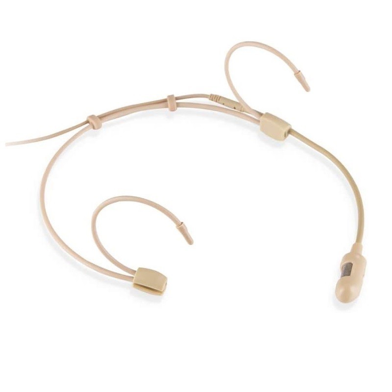 Cardioid Headworn Microphone Replacement for Shure Wireless Headset System Beige