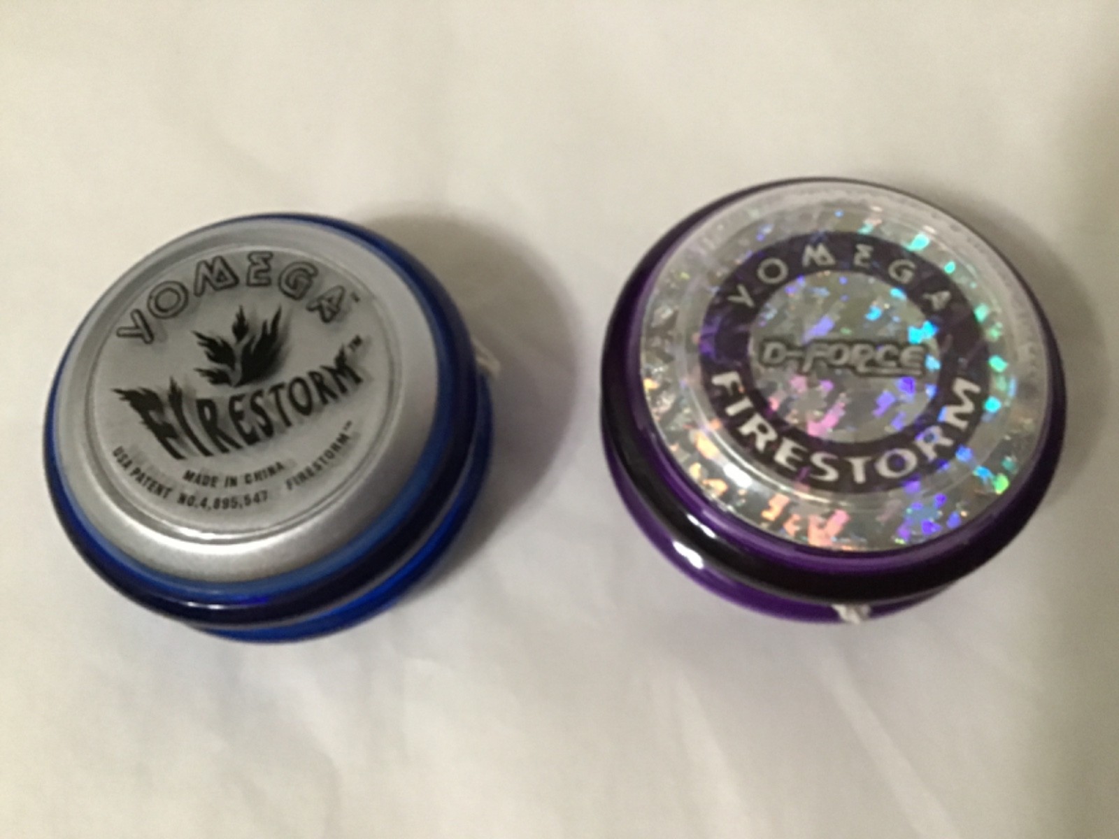 Yomega D-Force & Firestorm YoYo, lot of 2
