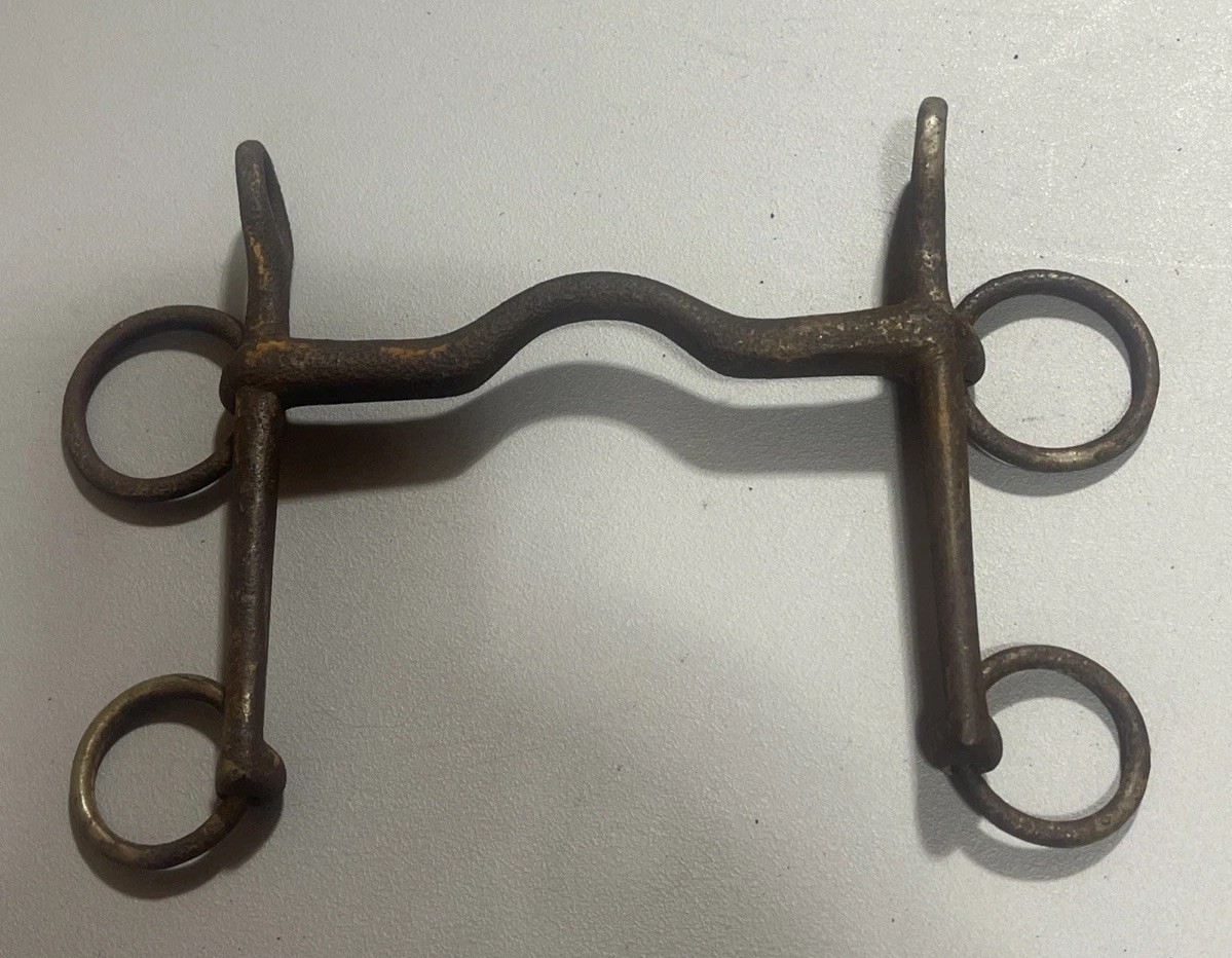 Weymouth Bit 4 Ring 5in Iron Horse Decor Western