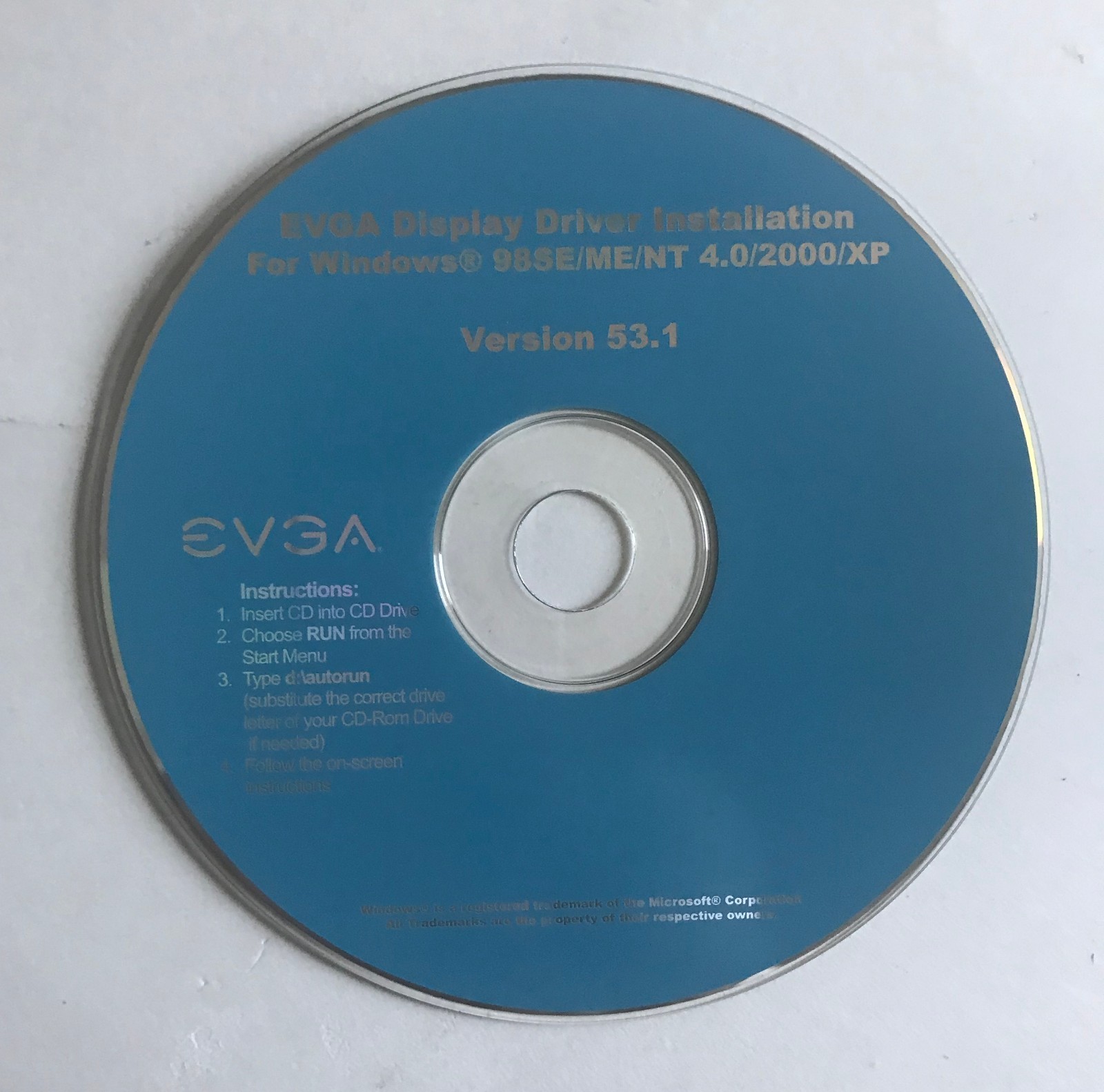 eVGA Display Driver Installation For Windows 98SE/ME/NT 4.0/2000/XP Version 53.1