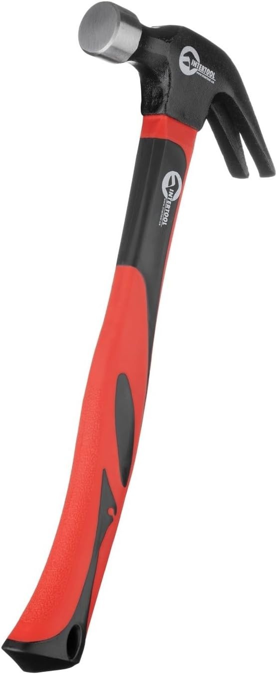 Claw Hammer 16 oz. / 1 Pound for Framing, Nails, Carpentry - Smooth Face and ...