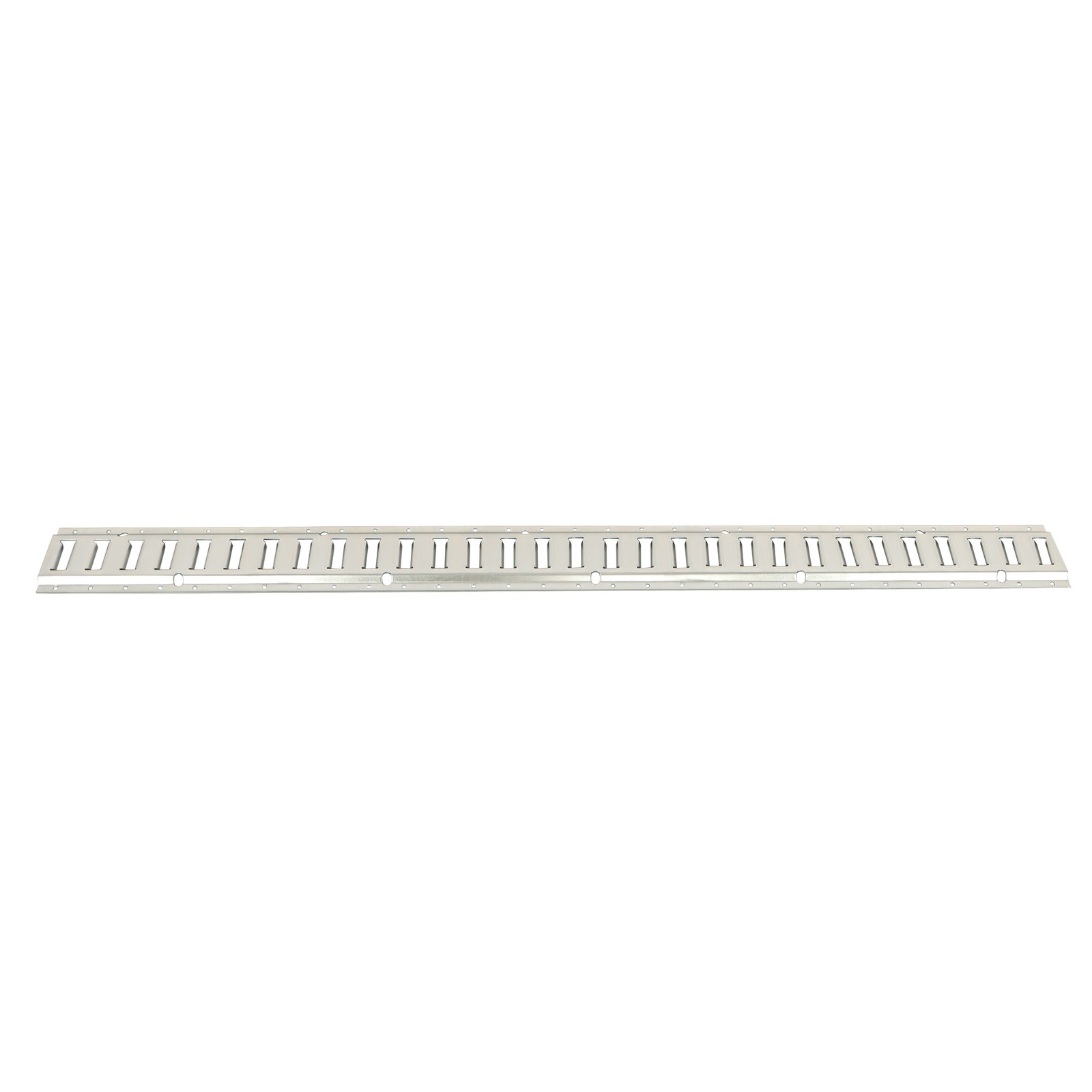 E Track Tie Down Rail Kit Silver Galvanized Carbon Steel Replacement Durable 4pc
